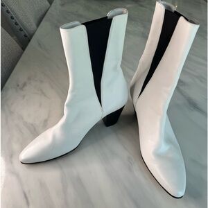Lafayette 148 New York Women’s White Boots Size 40 EU